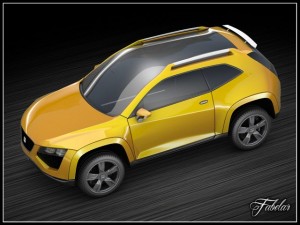 seat tribu concept 3D 모델