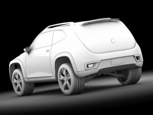 seat tribu concept 3D 모델