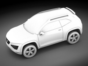 seat tribu concept 3D 모델