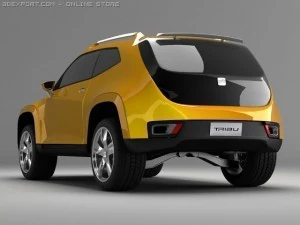 seat tribu concept 3D Model
