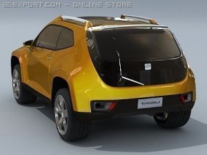 seat tribu concept 3D 모델