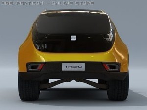 seat tribu concept 3D 모델