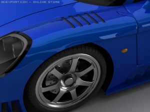 saleen s7 Modelo 3D
