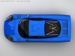 saleen s7 Modelo 3D
