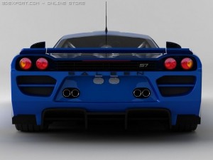 saleen s7 Modelo 3D