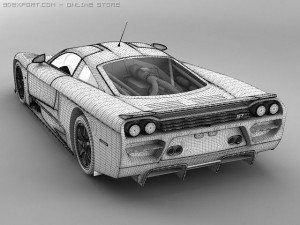 saleen s7 Modelo 3D