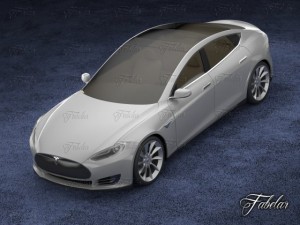 tesla s 2013 3D Model