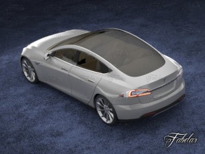 tesla s 2013 3D Model