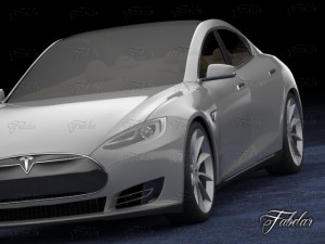 tesla s 2013 3D Model
