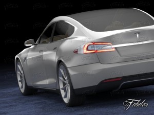tesla s 2013 3D Model