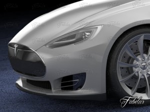 tesla s 2013 3D Model
