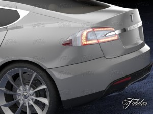 tesla s 2013 3D Model