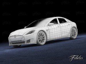 tesla s 2013 3D Model