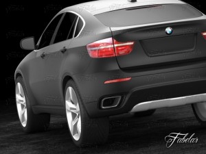 bmw x6 2013 Modèle 3D