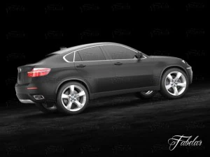 bmw x6 2013 3D Model