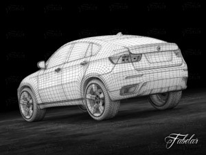 bmw x6 2013 Modèle 3D