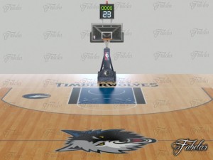 basketball court Model 3D