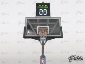 basketball court Model 3D