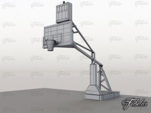basketball court Model 3D