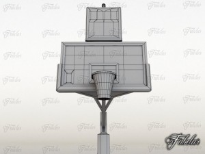 basketball court Model 3D