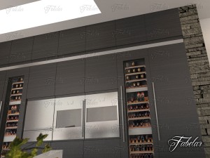 kitchen 01 Modello 3D