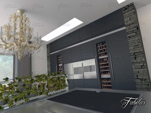 kitchen 01 Modello 3D