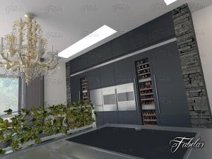 kitchen 01 3D Model