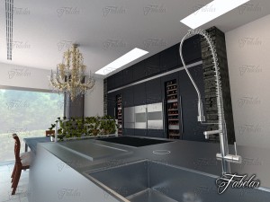 kitchen 01 Modello 3D