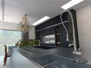 kitchen 01 3D Model