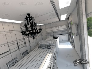 kitchen 01 Modello 3D