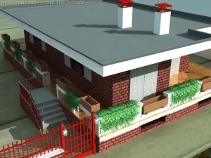 villa 3D Model