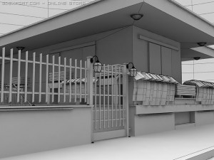 villa 3D Model