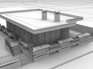 villa 3D Model