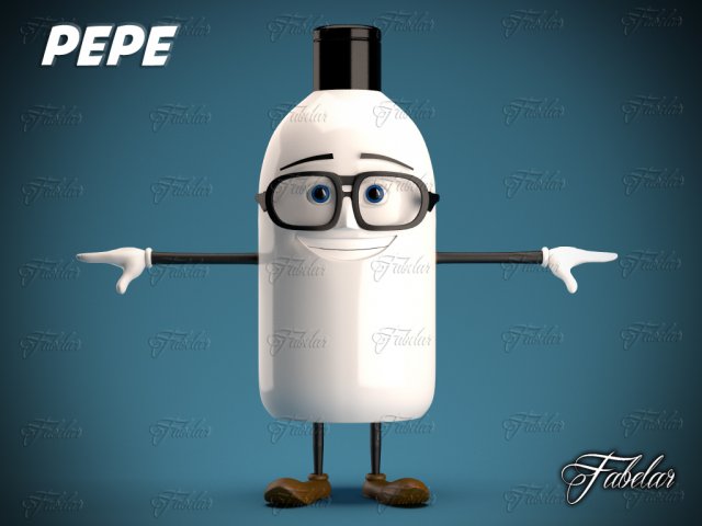 pepe Modèle 3D .c4d .max .obj .3ds .fbx .stl .blend 