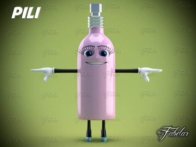 pili 3D Model .c4d .max .obj .3ds .fbx .stl .blend 