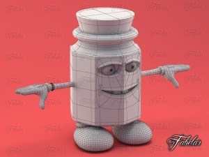 pitu Modelo 3D