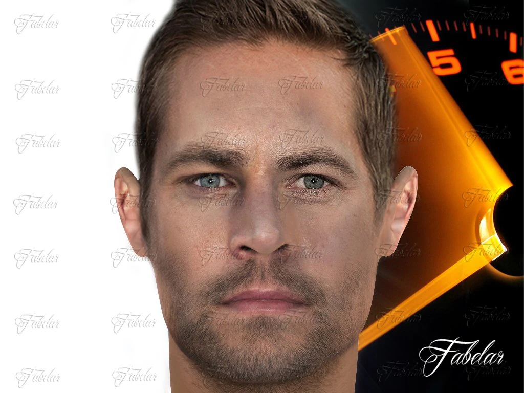 paul walker 3D Model .c4d .max .obj .3ds .fbx .stl .blend