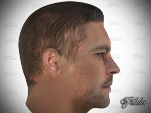 paul walker 3D मॉडल