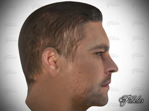 paul walker 3D Model