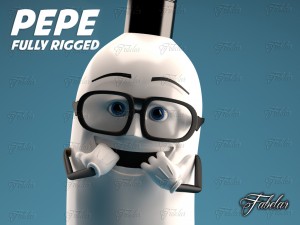 pepe fully rigged 3D Model