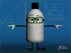 pepe fully rigged 3D Model