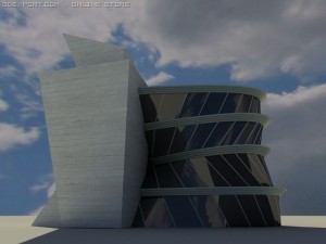 modern gym 3D 모델