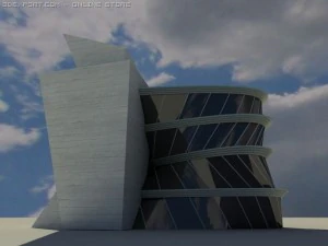 modern gym 3D Model