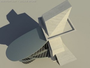 modern gym 3D 모델
