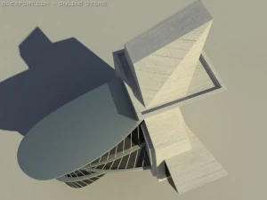 modern gym 3D Model