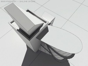 modern gym 3D 모델