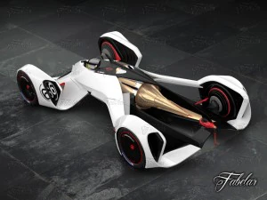 chevrolette chaparral 2x vision gt 3D Model