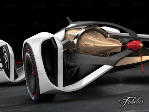 chevrolette chaparral 2x vision gt 3D Model