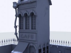 cafe Modello 3D