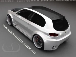 alfa romeo 147 gta agressive 3D Model